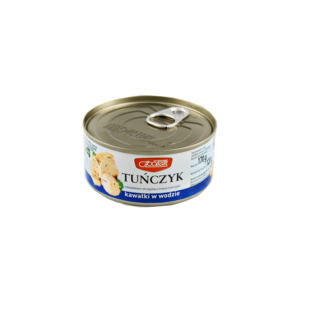Tuńczyk kawałki w wodzie 170g MW Społem