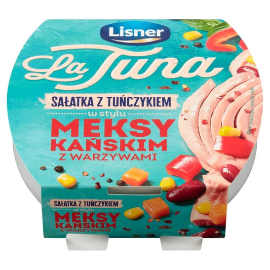 Sałatka z tuńczykiem w stylu meksykańskim 160g Lisner